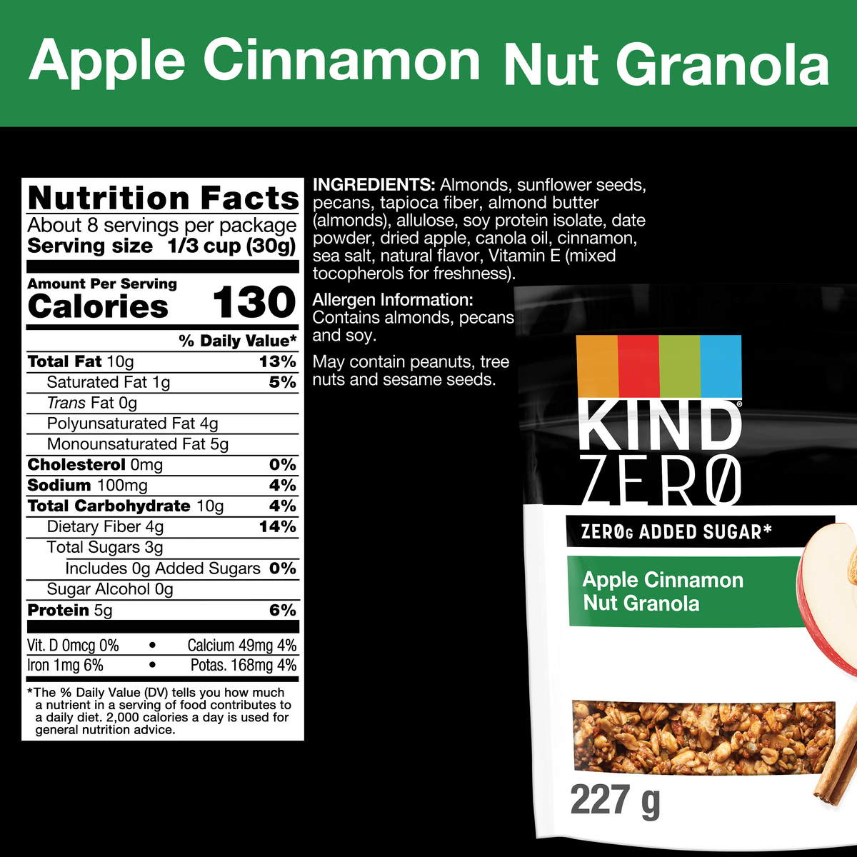 Apple Cinnamon Nut Granola